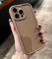 Coque Souple en TPU Colorée pour iPhone 17 Air 16 Pro 15 14 Pro Max 13 12 Mini XR XS 11 8 7 6 Plus avec Protection de l'Objectif de l'Appareil Photo