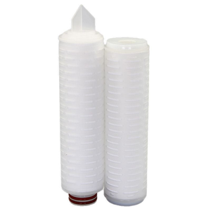 Filtre plissé en PP à structure de pores dégradée Cartouche filtrante en PP à efficacité de rétention élevée de 20 pouces 40 pouces pour la filtration colloïdale - Product Image 1