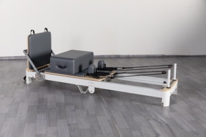 Meilleures ventes : Lit de Pilates portable en alliage d'aluminium, durable, réglable et pliable, idéal pour la maison et le <span class=keywords><strong>studio</strong></span>. - Product Image 2
