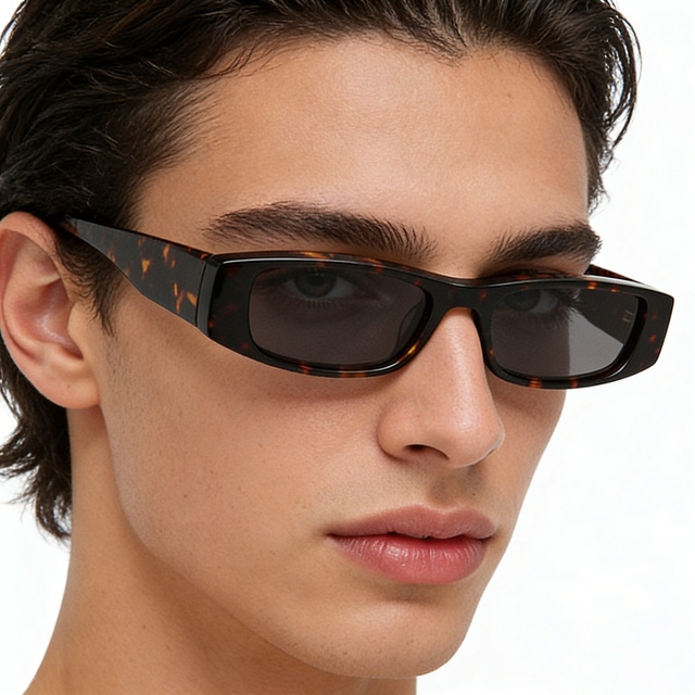 OEM ODM Custom Glasses Designer Square Luxury Polarized Sunglasses Men 2026 Sun Glasses Handmade Grey Acetate Sun Glasses