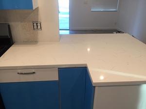 קררה קוורץ אבן משטחי מטבח לבן צמרות יהירות משטח העבודה - Product Image 5