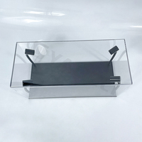 Boîte à lumière rectangulaire rétro de haute qualité avec base noire en acrylique, vitrine pour modèles de voitures, utilisation en magasin, marque Yageli, personnalisable