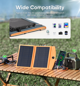 Banque d'alimentation <span class=keywords><strong>solaire</strong></span> portable de voyage en plein air 2025, double USB, <span class=keywords><strong>chargeur</strong></span> <span class=keywords><strong>solaire</strong></span> étanche pour tous les téléphones mobiles, Powerbank 10000mah - Product Image 4