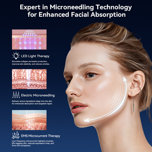 Nouveauté : Appareil <span class=keywords><strong>de</strong></span> microneedling électrique 3 en 1 portable Dr. Stylo Q1S avec technologie EMS et éclairage LED - Product Image 2