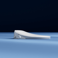 Siège de toilette intelligent autonettoyant en forme de U avec bidet automatique, couvercle chauffant à fermeture douce pour salle de bain