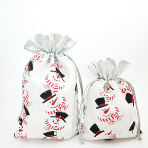 Sacs cadeaux de Noël personnalisables avec technologie de couture et d'impression pour des promotions personnalisées - Product Image 5