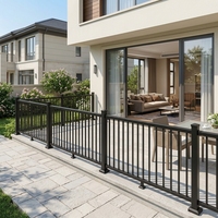 Système de balustrade en aluminium moderne et contemporain BH Modular populaire pour balcon, terrasse, escalier, options multicolores, garantie à vie