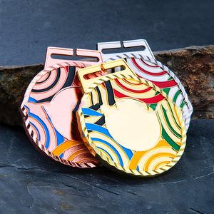 Plaques métalliques plaquées argent 3D personnalisées pour le football, le basketball, le taekwondo, le marathon, les sports scolaires, les diplômes de fin d'études - Product Image 5