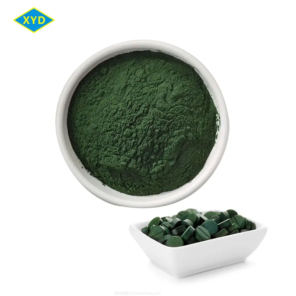 Fournisseurs de spiruline en poudre de spiruline biologique de couleurs vertes en comprimés de poudre de Super spiruline en vrac