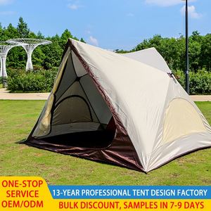 Tente de camping portable à ouverture rapide automatique, une chambre, en tissu Oxford imperméable toutes saisons (1000-1500 mm), compatible OEM/ODM - Product Image 4