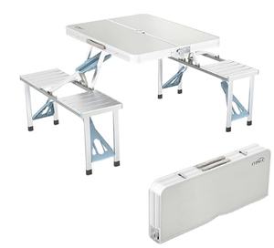 Juego de mesa y silla plegable para muebles de exterior con logotipo personalizado, sillas plegables para eventos, mesa plegable portátil para acampar - Product Image 1