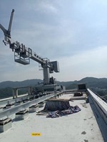 Unidad de Mantenimiento de Edificios (BMU) Watsond de Alta Resistencia para Edificios con Muros Cortina de Gran Altura, Peso de 23000 kg, Motor con Certificación EN1808