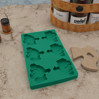 Fabrieks-OEM-ODM op maat gemaakte 3D-geëmbosseerde decoraties, geschikt voor fondant DIY taartdecoraties, siliconen cakevormen voor bakken in de keuken