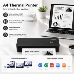 Imprimante thermique sans fil Xprinter BP1 2026, nouveau produit, A4 B5, papiers d'examen, apprentissage des enfants, école à domicile, MacOS <span class=keywords><strong>ChromeOS</strong></span> - Product Image 5