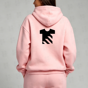 Fabricante de Ropa, Sudaderas con Bordado Personalizado para Mujer, 350 gsm, Felpa de Algodón, Sudadera con Capucha Extra Grande, Venta al Por Mayor - Product Image 3