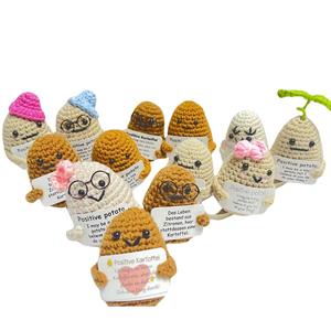 Directo de fábrica, regalo de Navidad, patatas positivas, muñecas de ganchillo, juguetes de punto, muñecas de ganchillo de punto positivas hechas a mano - Product Image 1