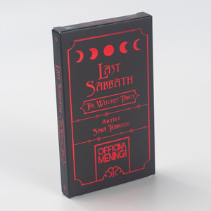 Caja Negra Personalizada con Detalles en Lámina Roja, Baraja <span class=keywords><strong>de</strong></span> Cartas del <span class=keywords><strong>Tarot</strong></span> <span class=keywords><strong>de</strong></span> <span class=keywords><strong>Brujas</strong></span>, Last Sabbath, <span class=keywords><strong>Tarot</strong></span> <span class=keywords><strong>de</strong></span> <span class=keywords><strong>las</strong></span> <span class=keywords><strong>Brujas</strong></span> para Adivinación y Lectura Espiritual - Product Image 6
