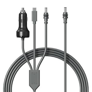 Best-selling 3 in 1 Mini DC Power <b>Cable</b> Satellite V4 Mini <b>Type</b> <b>C</b> 12V Cigarette Lighter Plug and DC Male - Product Image 1