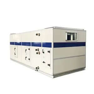 Conducto de aire acondicionado Central, unidad de manejo de aire de sala limpia, sección multifuncional, filtro HEPA de aire fresco AHU
