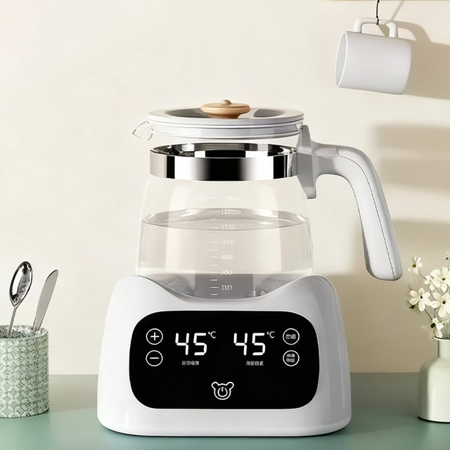 Electric Kettle with Constant Temperature - New Model for Home Use, Insulated Glass Electric Kettle