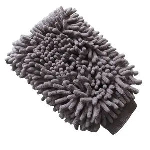 Premium Polyester Microfiber Chenille Super Absorberend Goedkoop Wassen En Washer Handschoen Schoon Oem Stof Multifunctionele Wanten