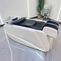 Chaise de massage électrique moderne Chuque avec vapeur et bassin en céramique pour spa capillaire pour salon de coiffure