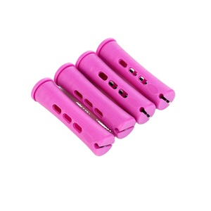 12 pièces tiges de permanente pour <span class=keywords><strong>cheveux</strong></span>, courtes tiges de vague froide tiges de permanente en plastique rouleaux de bouclage pour <span class=keywords><strong>cheveux</strong></span> avec peigne à queue en acier 12 pièces - Product Image 1