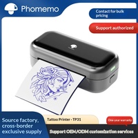 Impresora de Tatuajes Phomemo TP31 450g, Máquina de Transferencia Térmica HD sin Tinta con Bluetooth, Venta al por Mayor de LOGOTIPOS