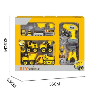 Juguete de Construcción de Vehículos de Ingeniería Desarmable Profesional para Niños, con Juego de Herramientas de Taladro Eléctrico, Coche de Construcción Educativo - Product Image 4
