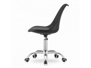 <span class=keywords><strong>Silla</strong></span> de Oficina Moderna y Económica, Giratoria, de Plástico, con Cojín Negro, Tipo <span class=keywords><strong>Tulip</strong></span>án, con Elevación a Gas - Product Image 5