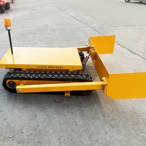 Petit <span class=keywords><strong>bulldozer</strong></span> chenillé tout-terrain télécommandé spécial pour les terres agricoles, pousseur de fumier - Product Image 3