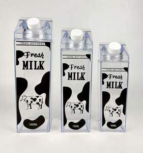 Botella Cuadrada de Plástico Personalizada de 34 oz para Bebidas, Botella Transparente para Jugos y Bebidas Pequeñas - Product Image 6