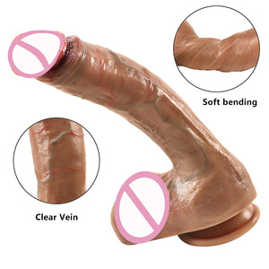 Realistischer Dildo Weiches Silikon Großer Penis Dick <span class=keywords><strong>Vagina</strong></span> Spielzeug Erwachsene Produkte Weibliche <span class=keywords><strong>Masturbation</strong></span> Erotisches Sexspielzeug für Frauen Lesben - Product Image 5