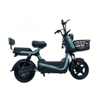Vélo électrique sans balais 48V 350W avec pneu de 14 pouces et frein à tambour