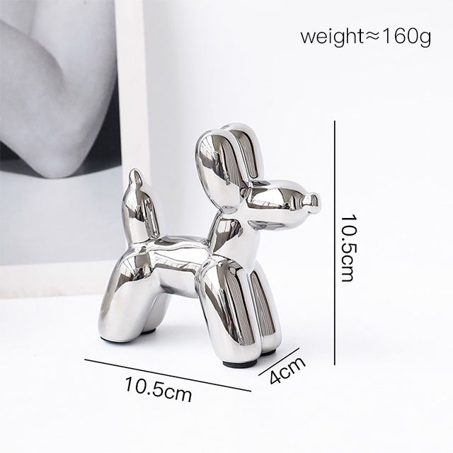 Chien Ballon Argent 901-3