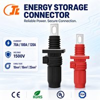 Connecteur de stockage d'énergie, borne de connexion 1500V, borne droite, courant élevé 70A-120A, connecteur IP67 pour système de stockage d'énergie