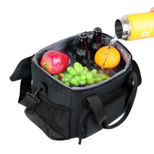 Hot Nhỏ Thấp <span class=keywords><strong>moq</strong></span> Tote xách tay biểu tượng tùy chỉnh mềm cách điện ăn trưa Túi lạnh 12 có thể cho chuyến đi dã ngoại bãi biển với bên trong không thấm nước - Product Image 5