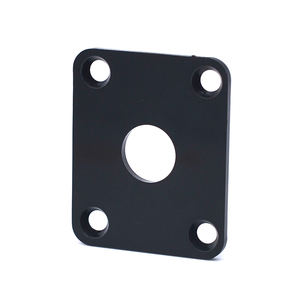 Couvercle de plaques de prise de <span class=keywords><strong>guitare</strong></span> carrée en plastique pour <span class=keywords><strong>guitare</strong></span> électrique LP noir/blanc/jaune - Product Image 2