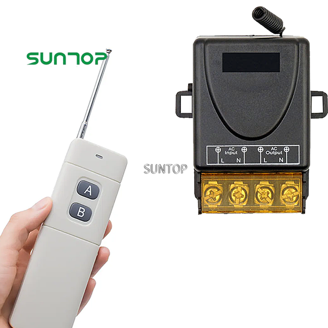 220v Water Pump Motor Remote Operation Remote Control Hooushold Lamps Controller Smart Remote Control Switch