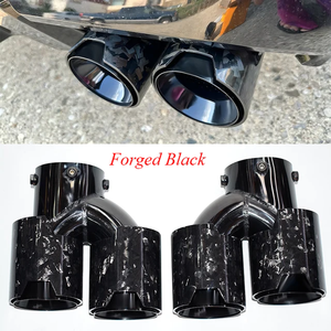 SYPES para BMW Punta de escape G20 G21 G22 G42 M240i M340i M440i <span class=keywords><strong>M</strong></span> rendimiento fibra de carbono forjado Quad tubo de escape silenciador punta OEM - Product Image 3