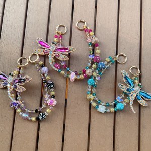 Porte-clés haut de gamme en métal, pendentif pour téléphone portable, anneau porte-clés, porte-clés de voiture, sangle de téléphone portable, pendentif de sac - Product Image 1