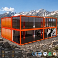 Casa Modular de Acero de Alta Calidad, Tipo Contenedor, Desmontable y Móvil, con Instalación Rápida y Diseño Moderno