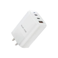 Adaptateur GaN 65W QC3.0 PD Charge Super Rapide US EU AU UK KC Plug USB C Chargeur Mural Pour Chargeur de Téléphone et Ordinateur Portable