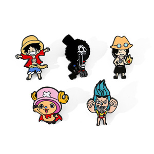 Grosir kartun kualitas tinggi satu bagian logam Enamel keras lencana Fashion Jersey dekorasi bros pin kerah untuk pakaian - Product Image 2
