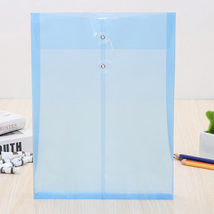 Trasparente di plastica verticale di stoccaggio appendere stringa di corda involucro sacchetto di <span class=keywords><strong>file</strong></span> di documento - Product Image 3