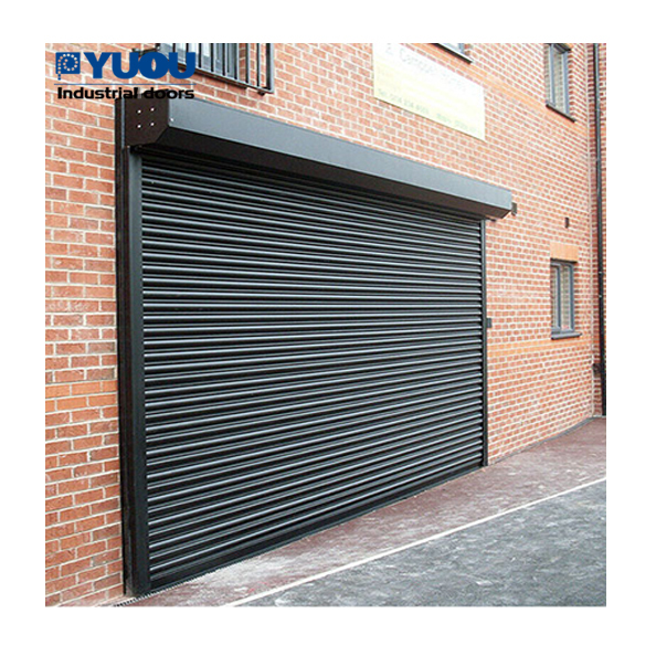 Windproof High Quality Delivery China Manufacturer Automatic Manual Stainless Steel Rolling up Roller Shutter Door