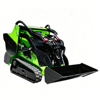 CE EPA Diesel Mini-Frontlader Kompaktlader mit Kubota-Motor 200-750kg Traglast Hydraulischer Antrieb für Hof, Landwirtschaft und Kompaktbau