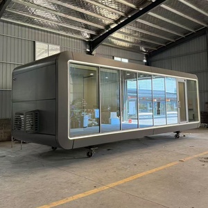 อาคารสำนักงานชั่วคราวแบบตู้คอนเทนเนอร์ พร้อมชั้นฉนวนกันความร้อนและระบบทำความร้อนใต้พื้น  สถานีเชิงพาณิชย์แบบสี่เหลี่ยมจัตุรัส  อาคารอเนกประสงค์แบบครบวงจร - Product Image 1