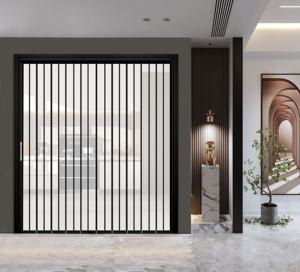 Porta dobrável divisória Folhas frontais para lojas comerciais Portas dobráveis - Product Image 6