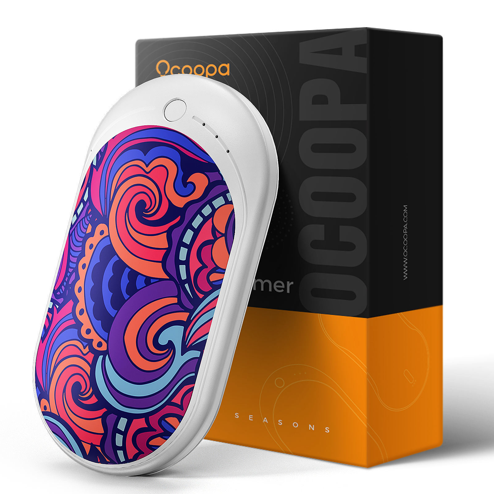 Лидер продаж Amazon, перезаряжаемый грелка для рук, многоразовый электрический грелка для рук с внешним аккумулятором